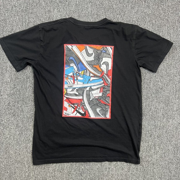 AS Colour Streetwear Sneaker Graphic T-Shirt Size M Black Woke Hypebeast Tee — photo 2